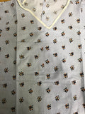 Atlas IV Patient Medical Gown 45"x 60", Sleeve 11"x 12" with Snaps & Telemetry pocket