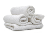 Atlas ECONOMY White Cotton Salon Hand Towels 16x27 Inch - 100% Cotton