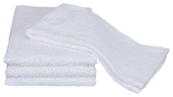 Atlas Cotton Bar Mops Kitchen Towels, Full Solid White, 100% Cotton, Eco-Friendly